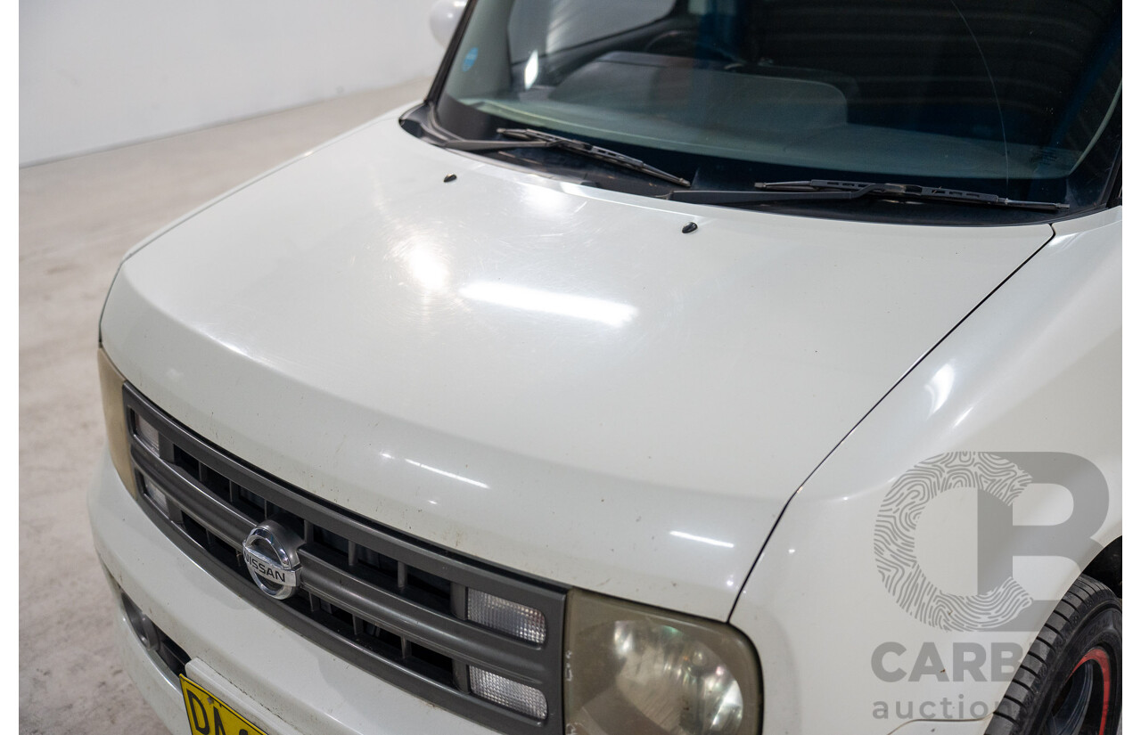 11/2004 Nissan Cube BGZ11 4d Wagon White 1.4L -  Used Import (dated 11/2004)