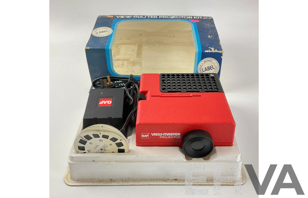 Vintage GAF View Master Projector Kit in Original Box