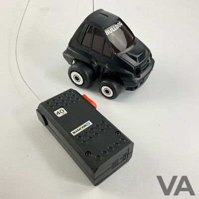 Vintage Radcon Wheely-Spinning Honda City Turbo Bulldog Remote Controlled Car in Original Packaging