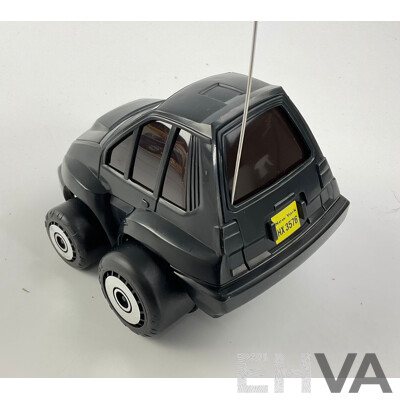 Vintage Radcon Wheely-Spinning Honda City Turbo Bulldog Remote Controlled Car in Original Packaging