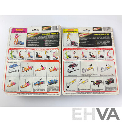 1980's Matchbox Parasites Including Extermaste Hunter and Gammasite Detection/Destruction in Original Packaging
