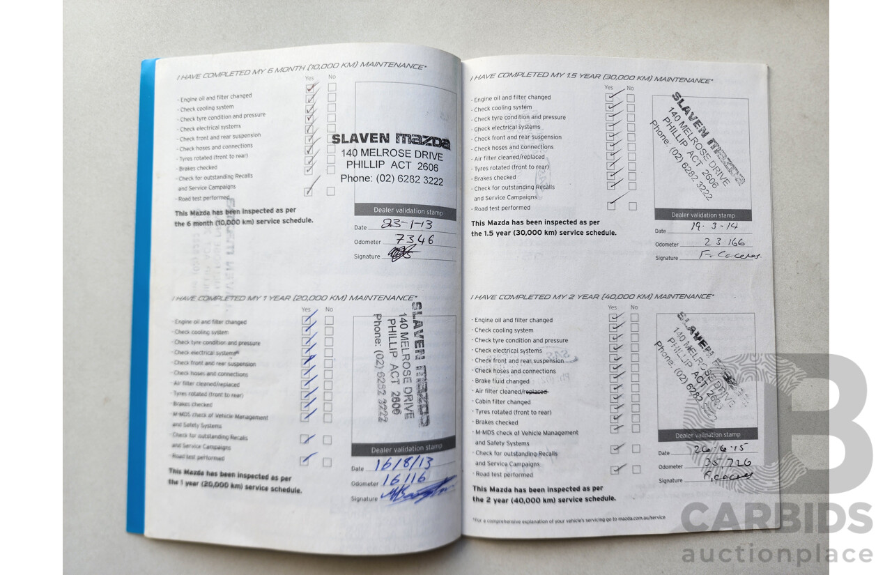 05/2012 Mazda Cx-5 MAXX SPORT (4x4) AWD  4D Wagon Blue 2.2L