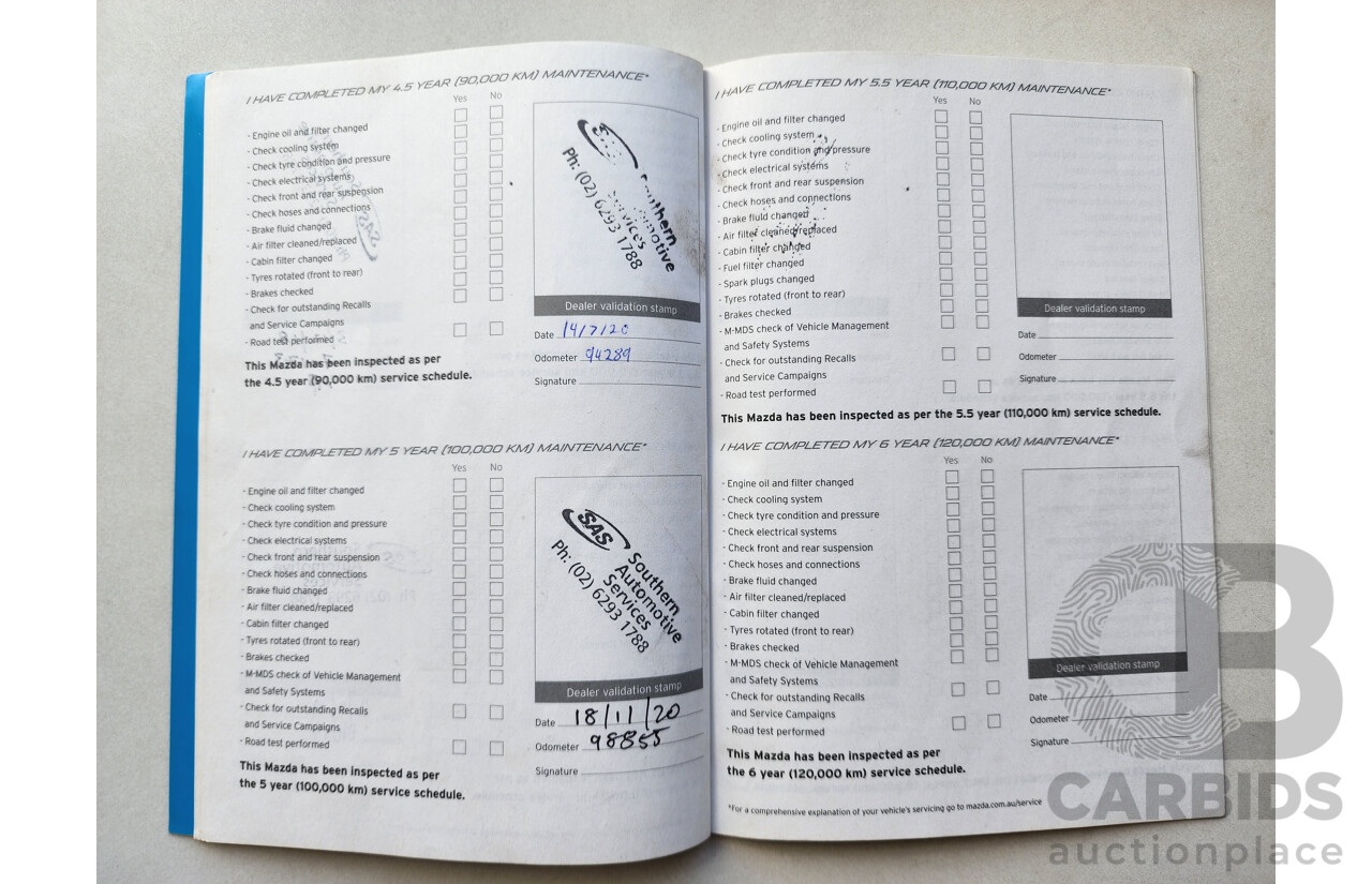 05/2012 Mazda Cx-5 MAXX SPORT (4x4) AWD  4D Wagon Blue 2.2L