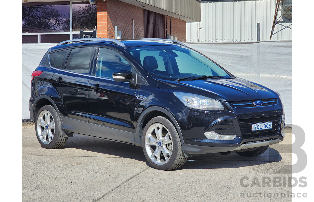 11/2013 Ford Kuga TITANIUM (AWD) AWD TF 4D Wagon Black 2.0L