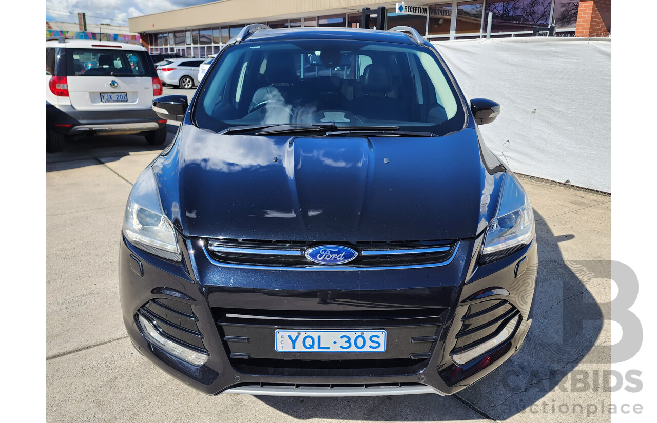 11/2013 Ford Kuga TITANIUM (AWD) AWD TF 4D Wagon Black 2.0L