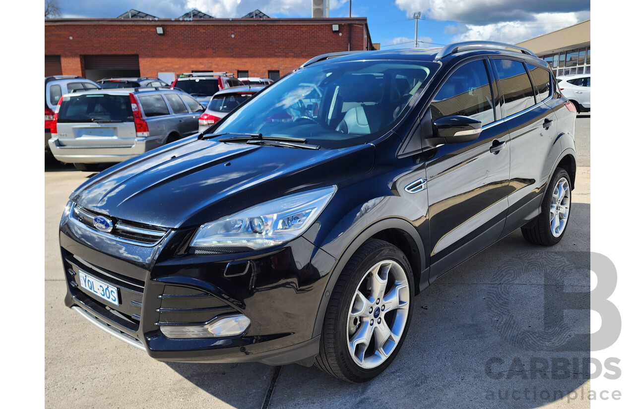 11/2013 Ford Kuga TITANIUM (AWD) AWD TF 4D Wagon Black 2.0L
