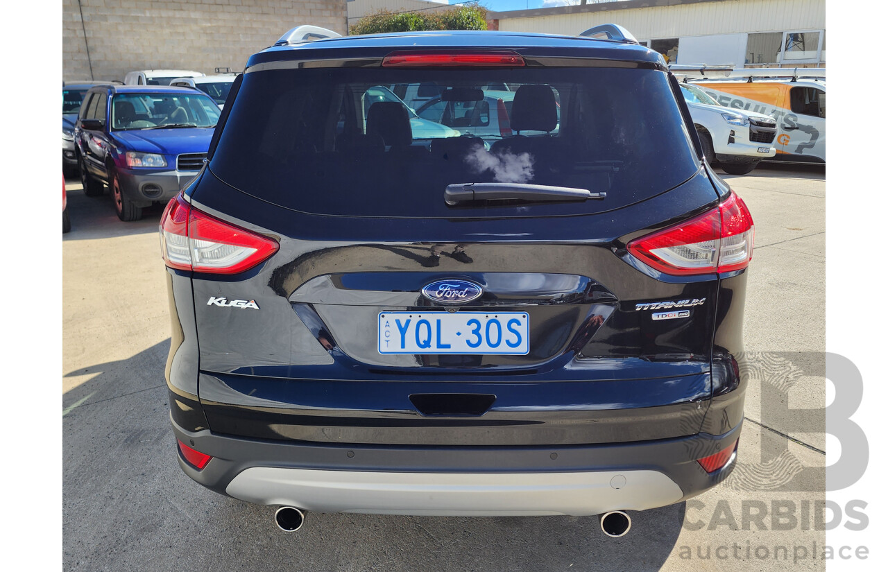 11/2013 Ford Kuga TITANIUM (AWD) AWD TF 4D Wagon Black 2.0L