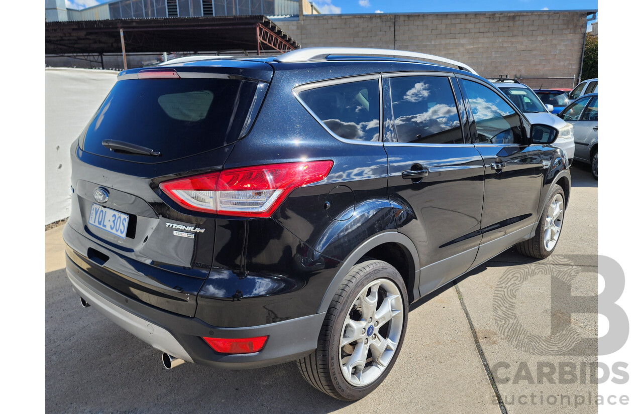 11/2013 Ford Kuga TITANIUM (AWD) AWD TF 4D Wagon Black 2.0L