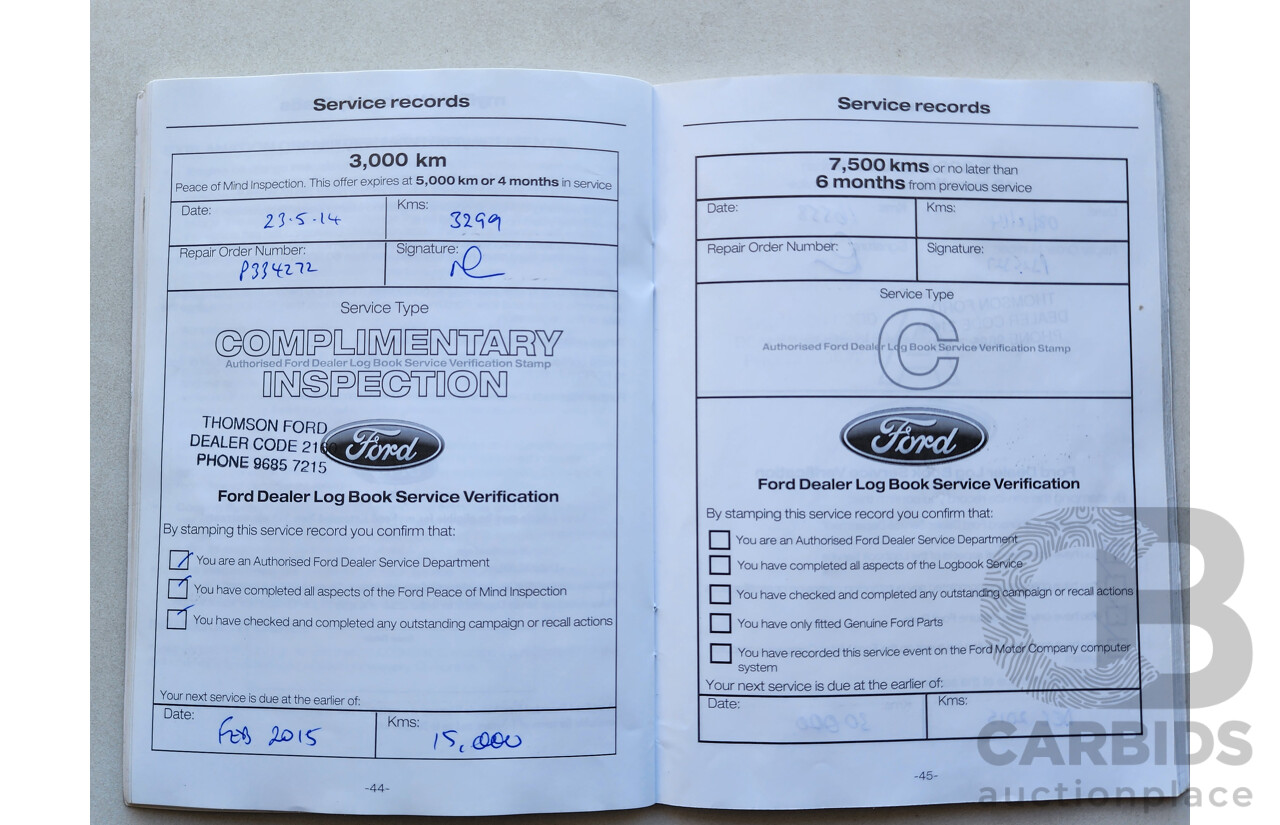 11/2013 Ford Kuga TITANIUM (AWD) AWD TF 4D Wagon Black 2.0L