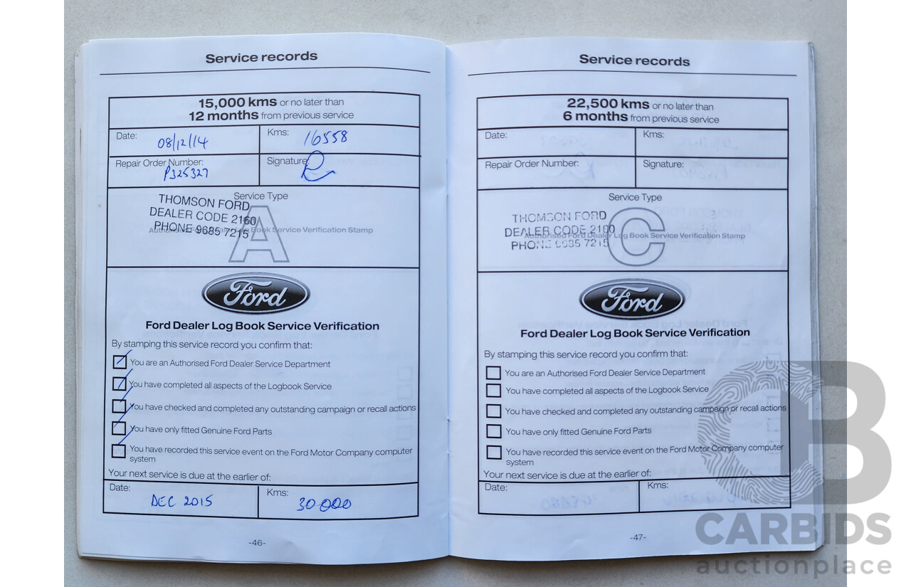 11/2013 Ford Kuga TITANIUM (AWD) AWD TF 4D Wagon Black 2.0L