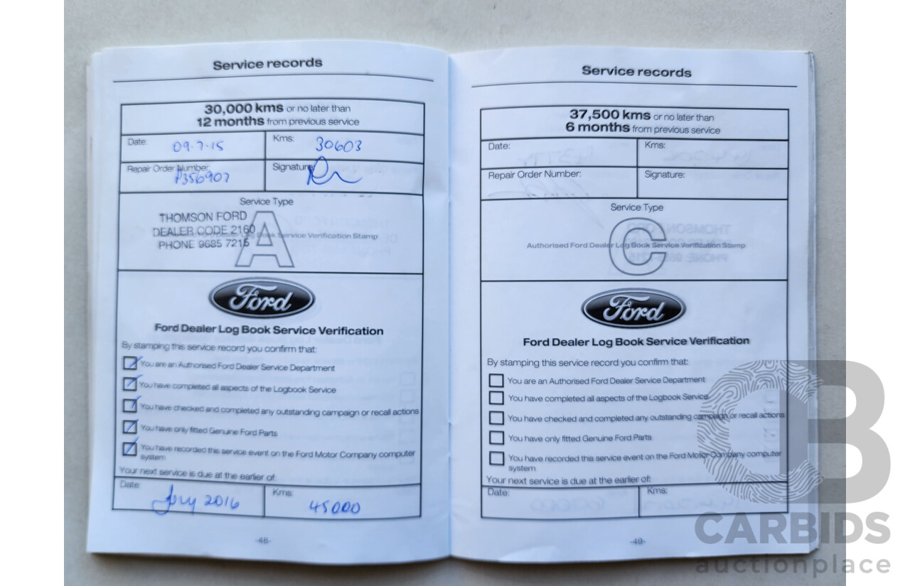 11/2013 Ford Kuga TITANIUM (AWD) AWD TF 4D Wagon Black 2.0L