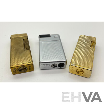 Vintage Braun Butane Lighter, Made in West Germany with Milo Gold Tone and Other