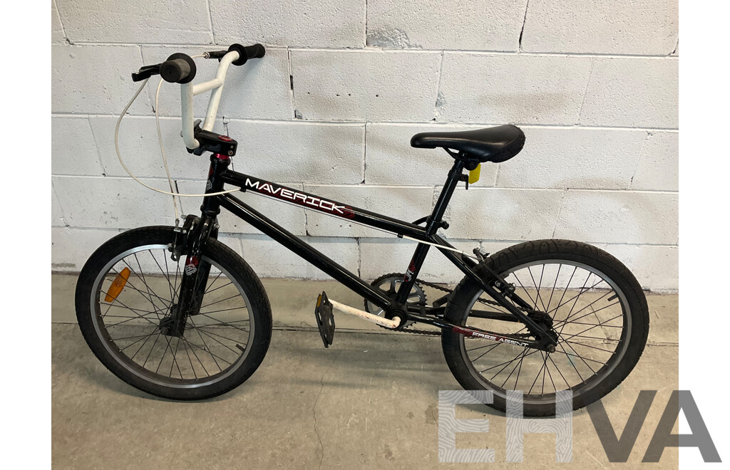 FREE AGENT Maverick BMX Bike Black (49cm Frame)