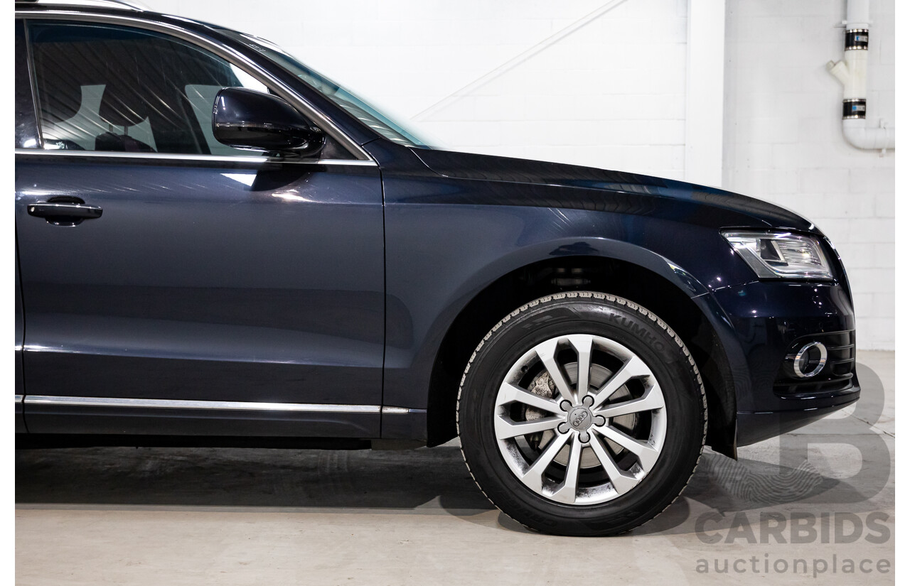 9/2015 Audi Q5 2.0 TFSI Quattro (AWD) 8R MY16 4d Wagon Moonlight Blue Metallic Turbo 2.0L