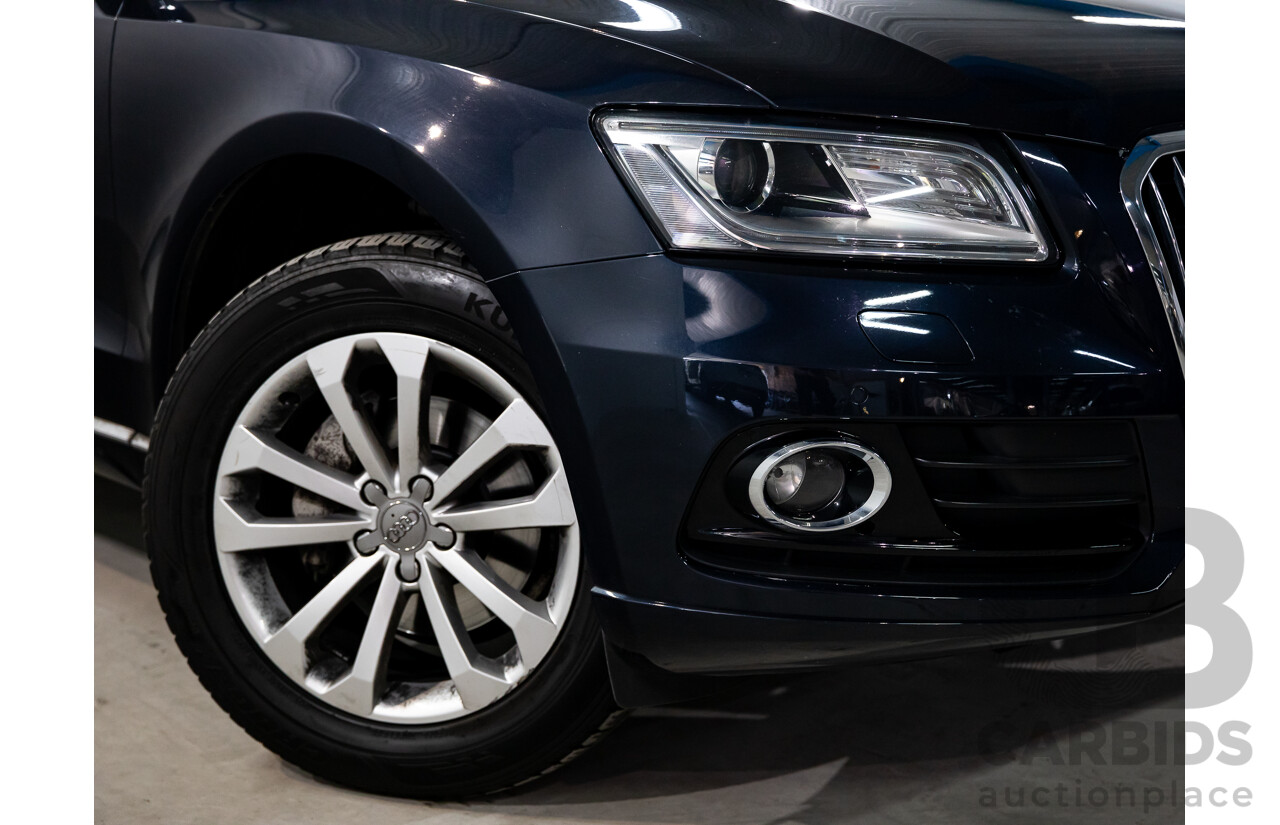 9/2015 Audi Q5 2.0 TFSI Quattro (AWD) 8R MY16 4d Wagon Moonlight Blue Metallic Turbo 2.0L