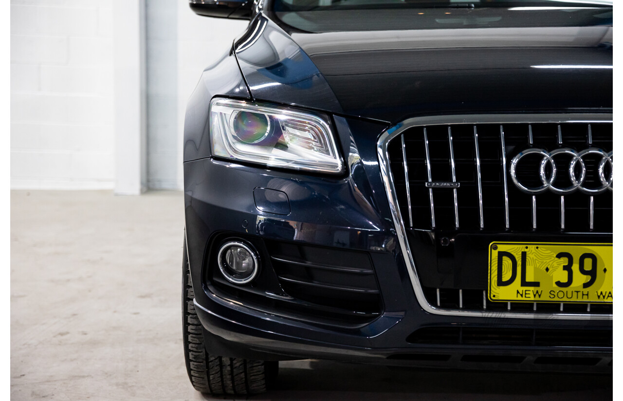 9/2015 Audi Q5 2.0 TFSI Quattro (AWD) 8R MY16 4d Wagon Moonlight Blue Metallic Turbo 2.0L