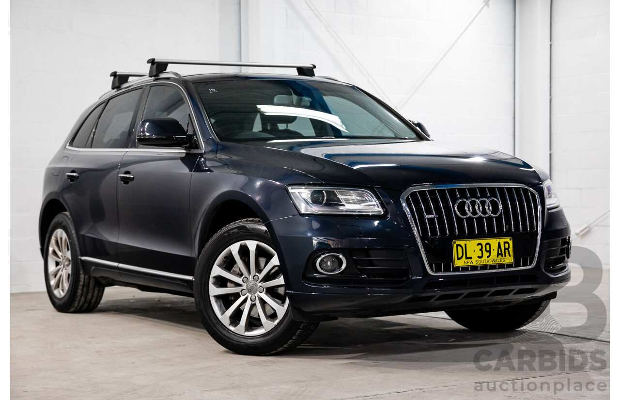 9/2015 Audi Q5 2.0 TFSI Quattro (AWD) 8R MY16 4d Wagon Moonlight Blue Metallic Turbo 2.0L