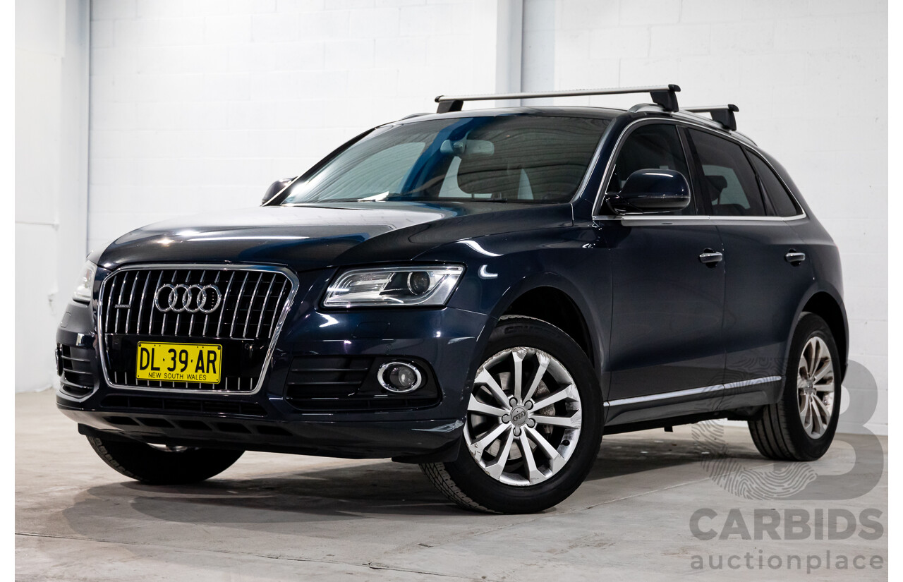 9/2015 Audi Q5 2.0 TFSI Quattro (AWD) 8R MY16 4d Wagon Moonlight Blue Metallic Turbo 2.0L