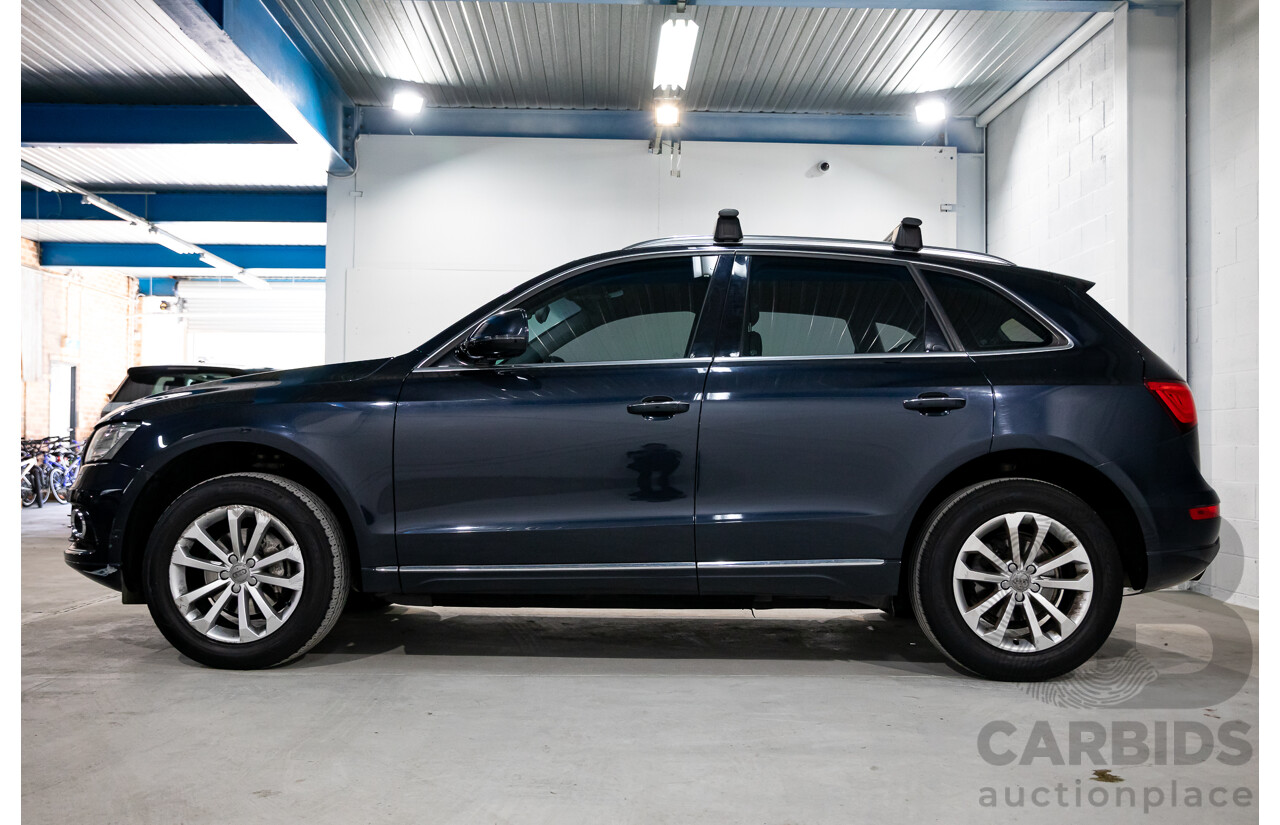 9/2015 Audi Q5 2.0 TFSI Quattro (AWD) 8R MY16 4d Wagon Moonlight Blue Metallic Turbo 2.0L