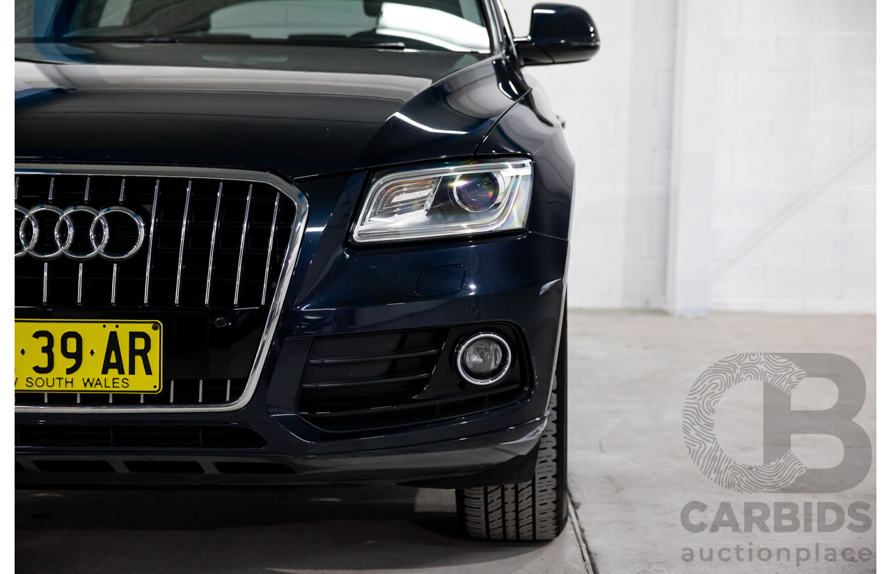 9/2015 Audi Q5 2.0 TFSI Quattro (AWD) 8R MY16 4d Wagon Moonlight Blue Metallic Turbo 2.0L