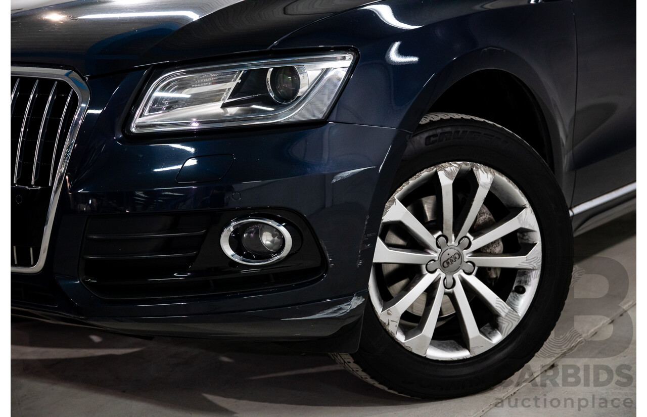 9/2015 Audi Q5 2.0 TFSI Quattro (AWD) 8R MY16 4d Wagon Moonlight Blue Metallic Turbo 2.0L