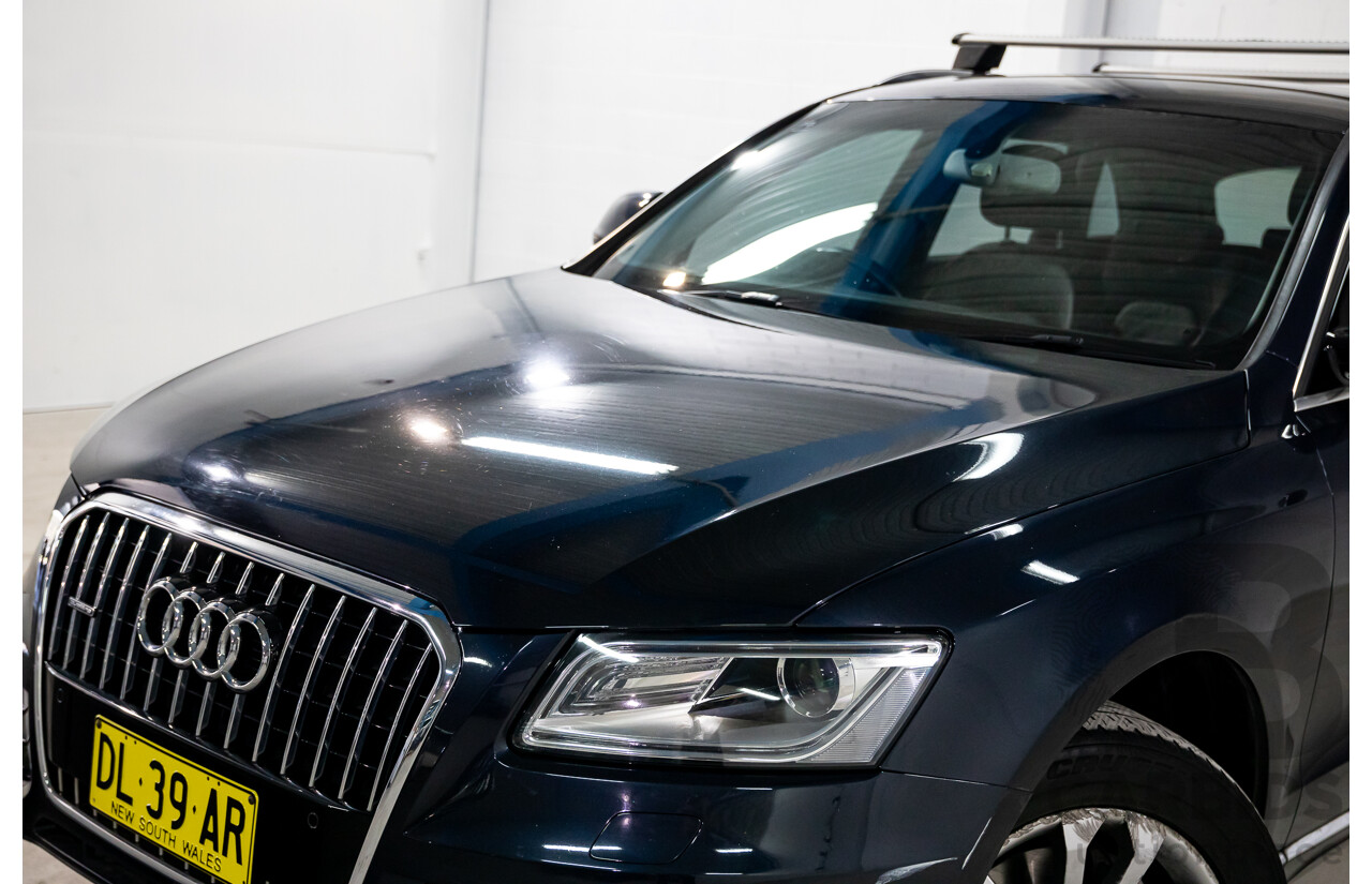 9/2015 Audi Q5 2.0 TFSI Quattro (AWD) 8R MY16 4d Wagon Moonlight Blue Metallic Turbo 2.0L