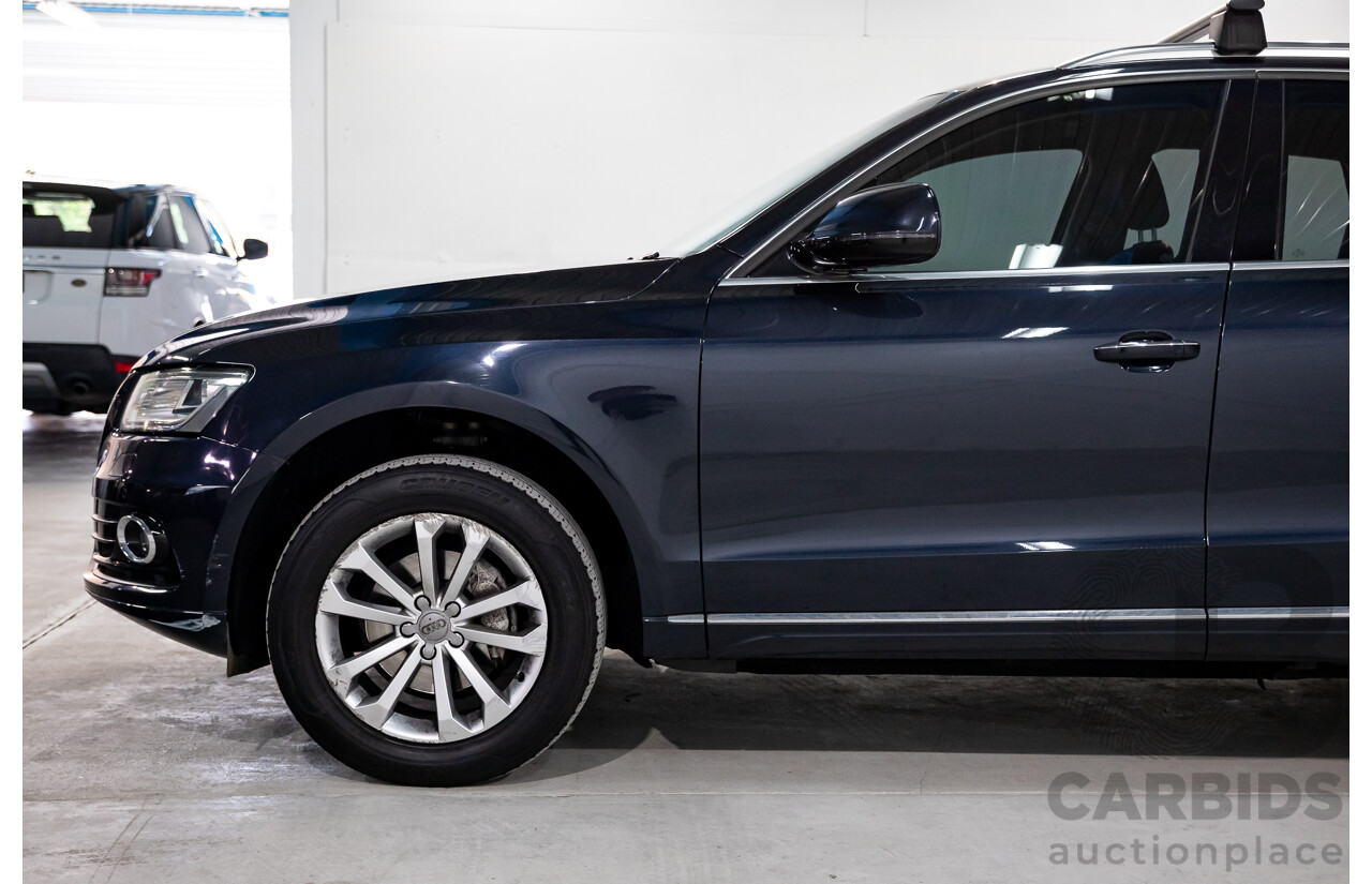 9/2015 Audi Q5 2.0 TFSI Quattro (AWD) 8R MY16 4d Wagon Moonlight Blue Metallic Turbo 2.0L