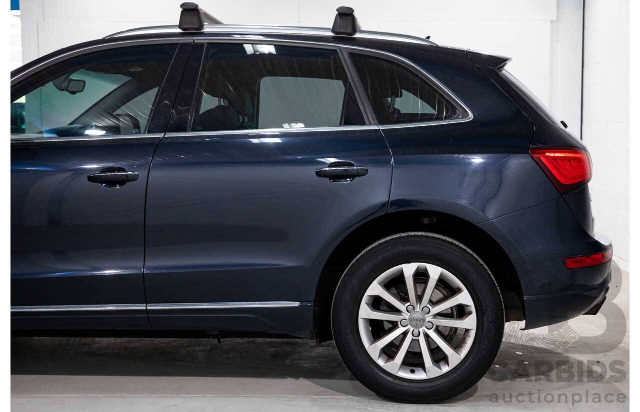 9/2015 Audi Q5 2.0 TFSI Quattro (AWD) 8R MY16 4d Wagon Moonlight Blue Metallic Turbo 2.0L