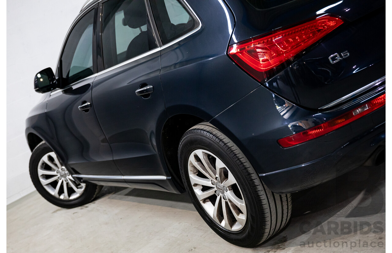 9/2015 Audi Q5 2.0 TFSI Quattro (AWD) 8R MY16 4d Wagon Moonlight Blue Metallic Turbo 2.0L