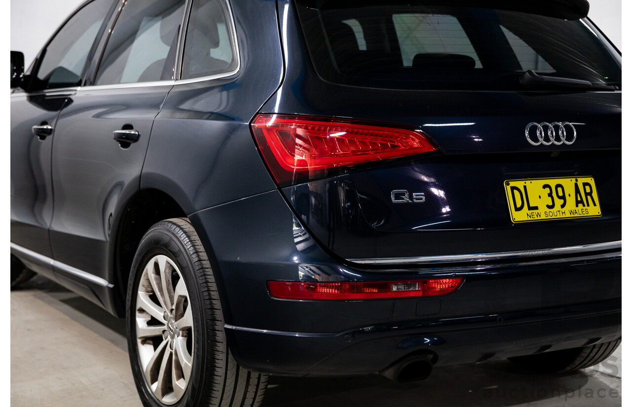 9/2015 Audi Q5 2.0 TFSI Quattro (AWD) 8R MY16 4d Wagon Moonlight Blue Metallic Turbo 2.0L