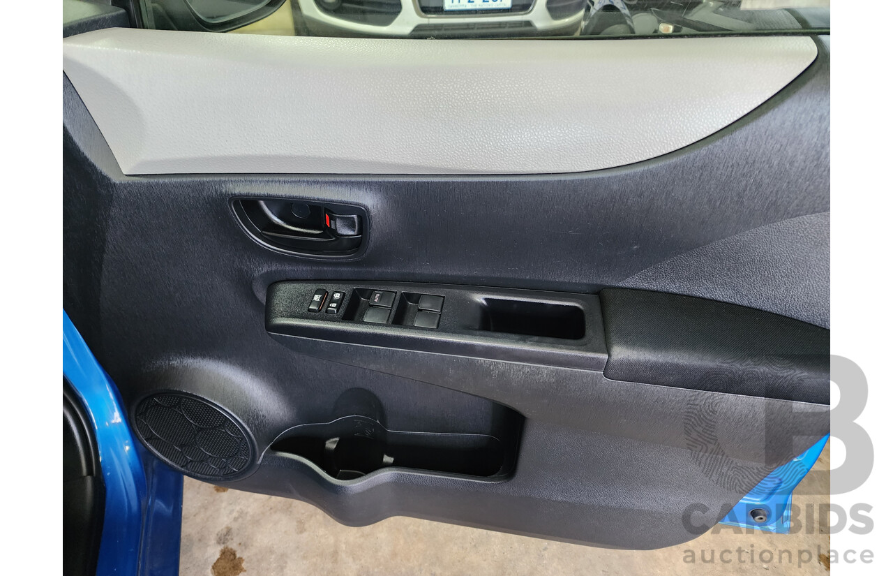 6/2012 Toyota Yaris YR NCP130R 3d Hatchback Blue 1.3L