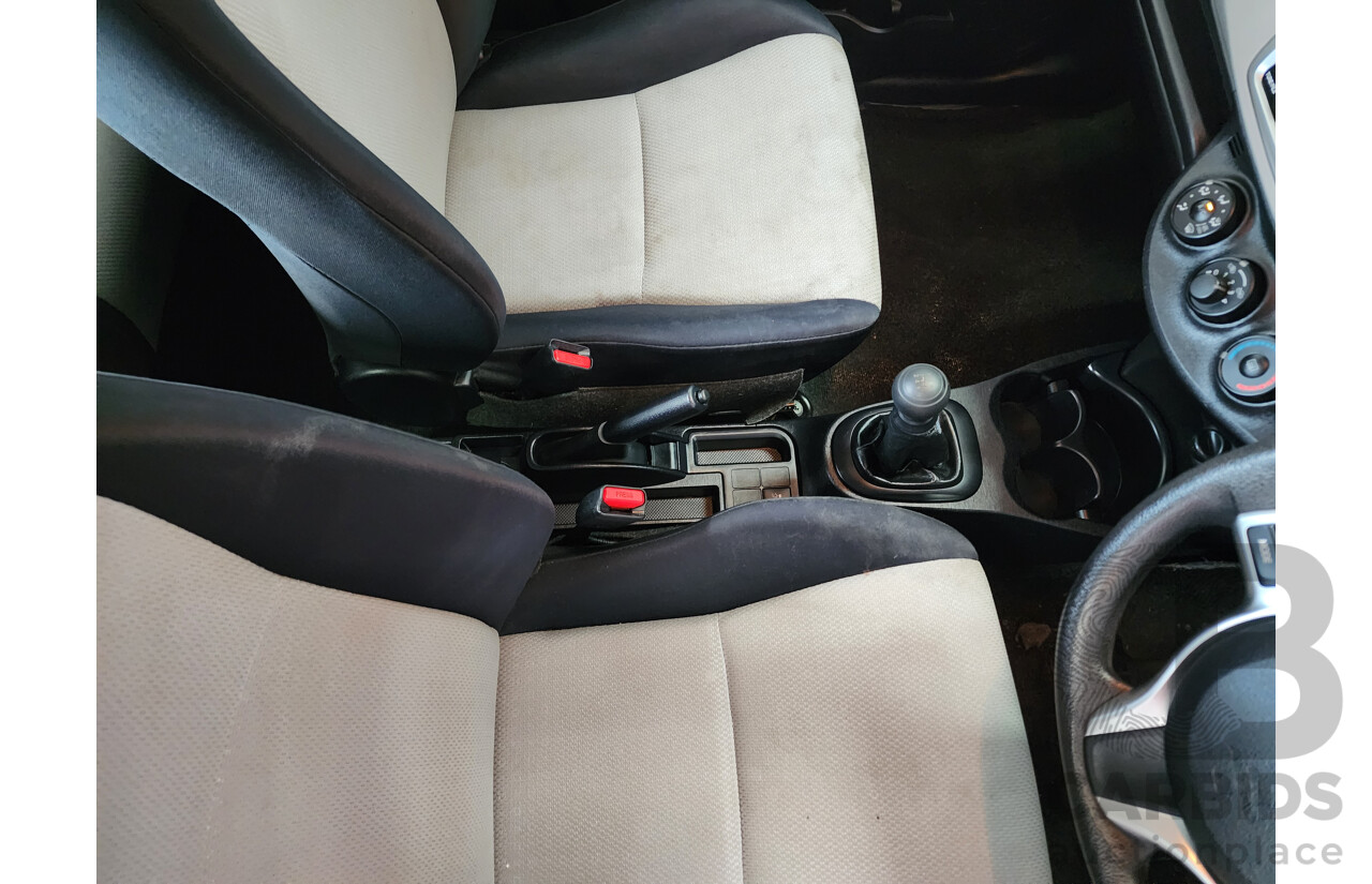 6/2012 Toyota Yaris YR NCP130R 3d Hatchback Blue 1.3L