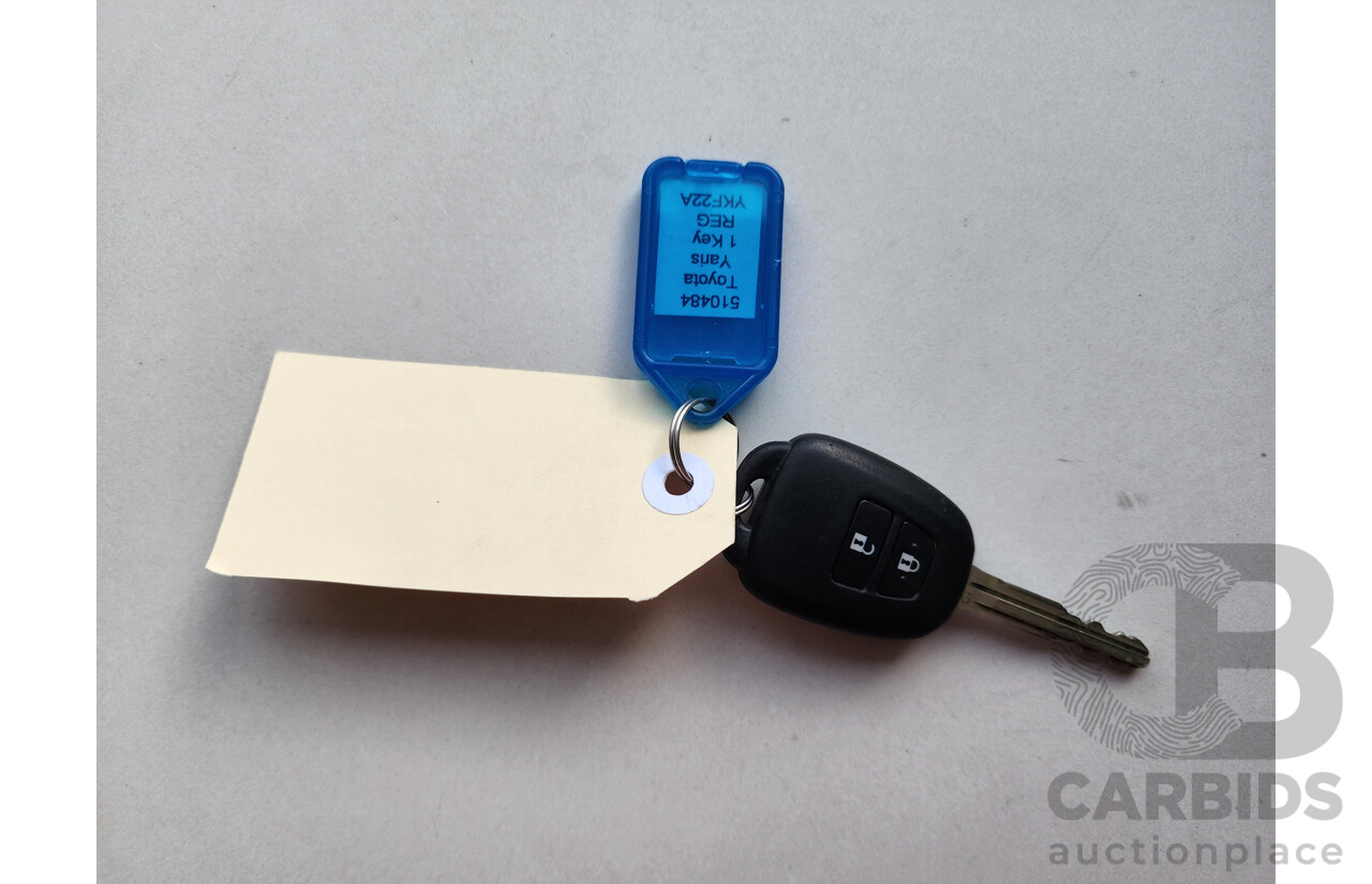 6/2012 Toyota Yaris YR NCP130R 3d Hatchback Blue 1.3L
