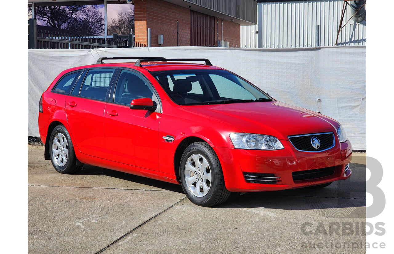 3/2013 Holden Commodore Omega VE II MY12.5 4d Sportwagon Red 3.0L