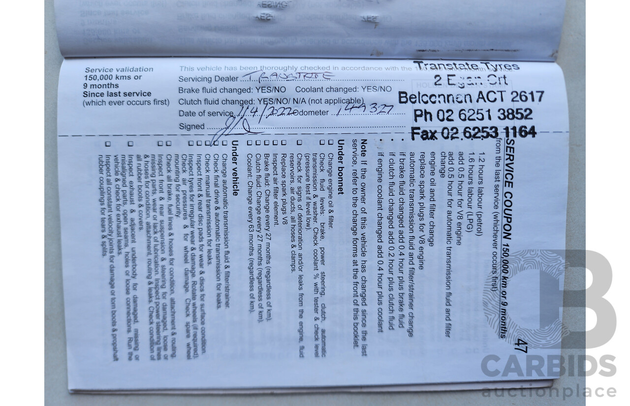 3/2013 Holden Commodore Omega VE II MY12.5 4d Sportwagon Red 3.0L