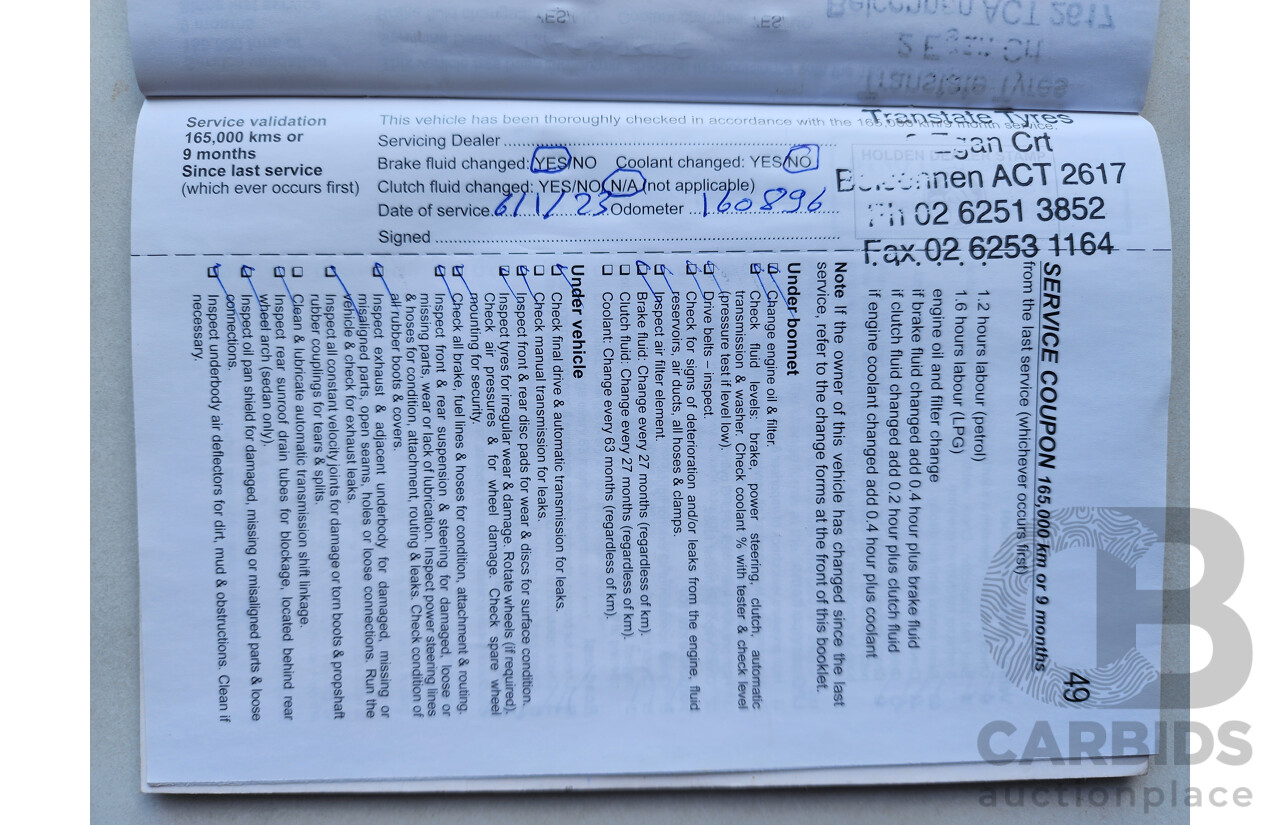 3/2013 Holden Commodore Omega VE II MY12.5 4d Sportwagon Red 3.0L