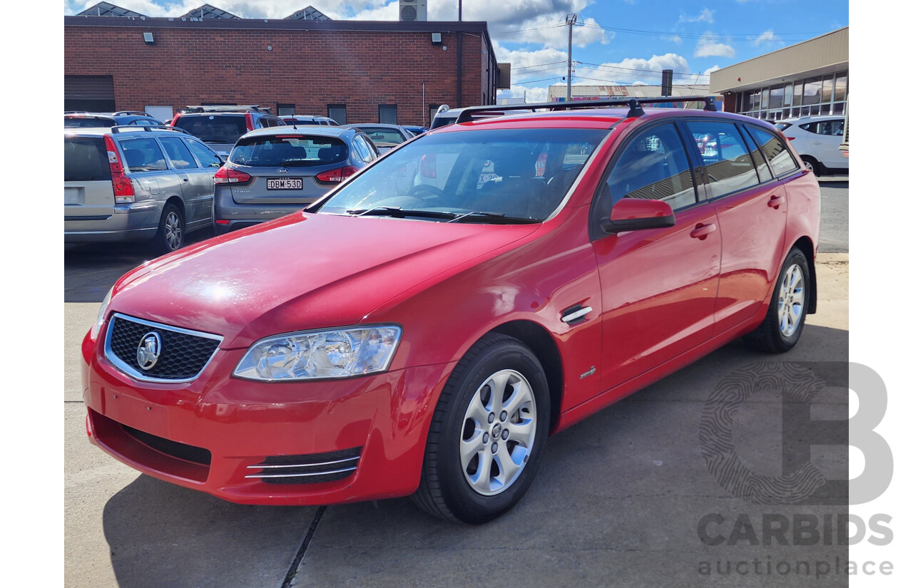 3/2013 Holden Commodore Omega VE II MY12.5 4d Sportwagon Red 3.0L