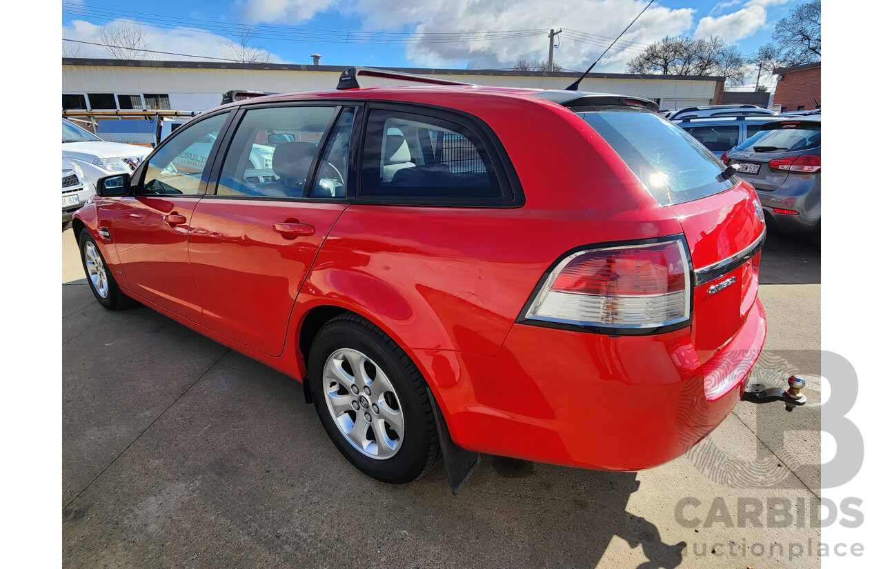 3/2013 Holden Commodore Omega VE II MY12.5 4d Sportwagon Red 3.0L