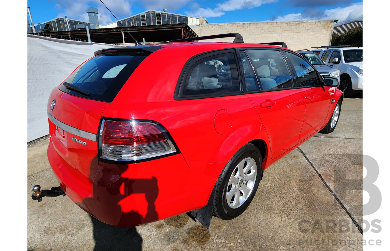3/2013 Holden Commodore Omega VE II MY12.5 4d Sportwagon Red 3.0L