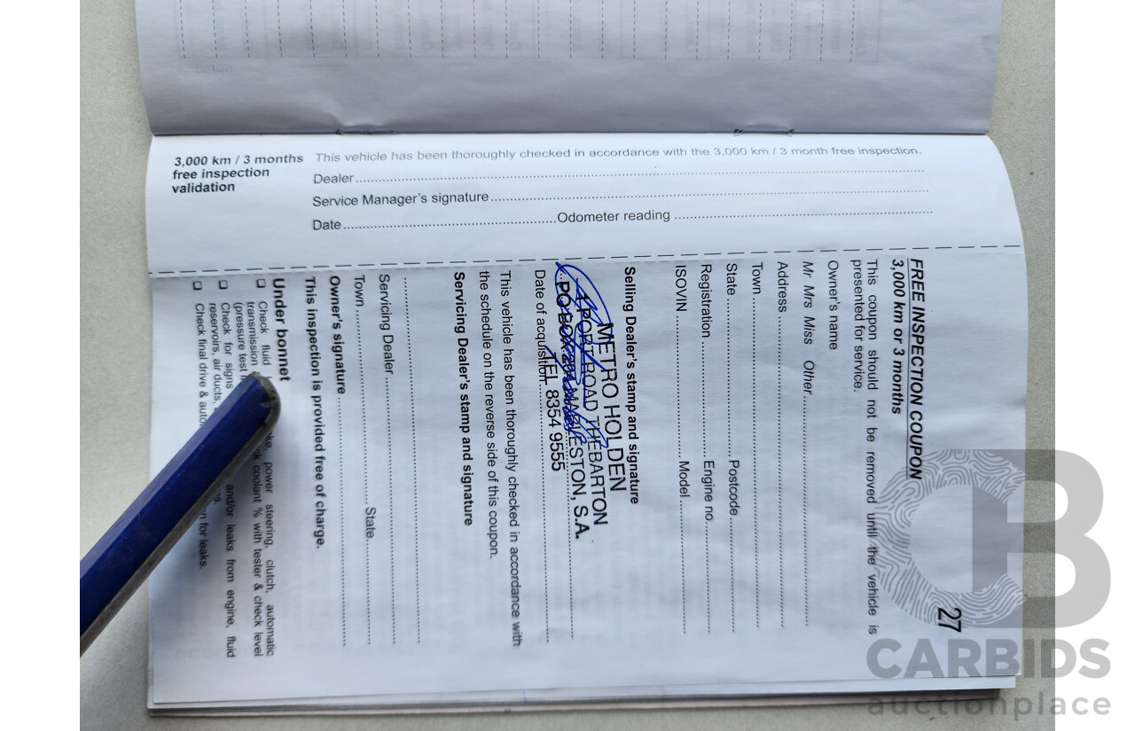 3/2013 Holden Commodore Omega VE II MY12.5 4d Sportwagon Red 3.0L