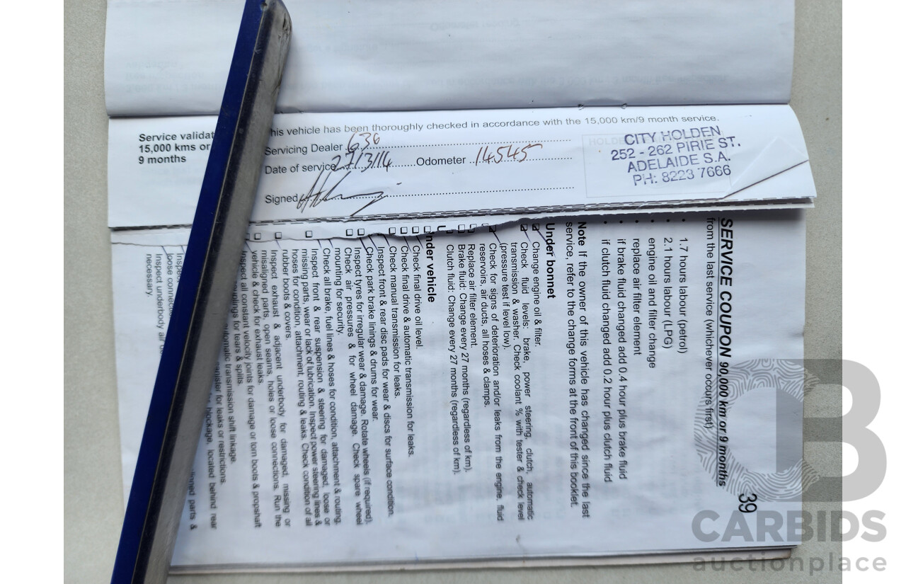 3/2013 Holden Commodore Omega VE II MY12.5 4d Sportwagon Red 3.0L