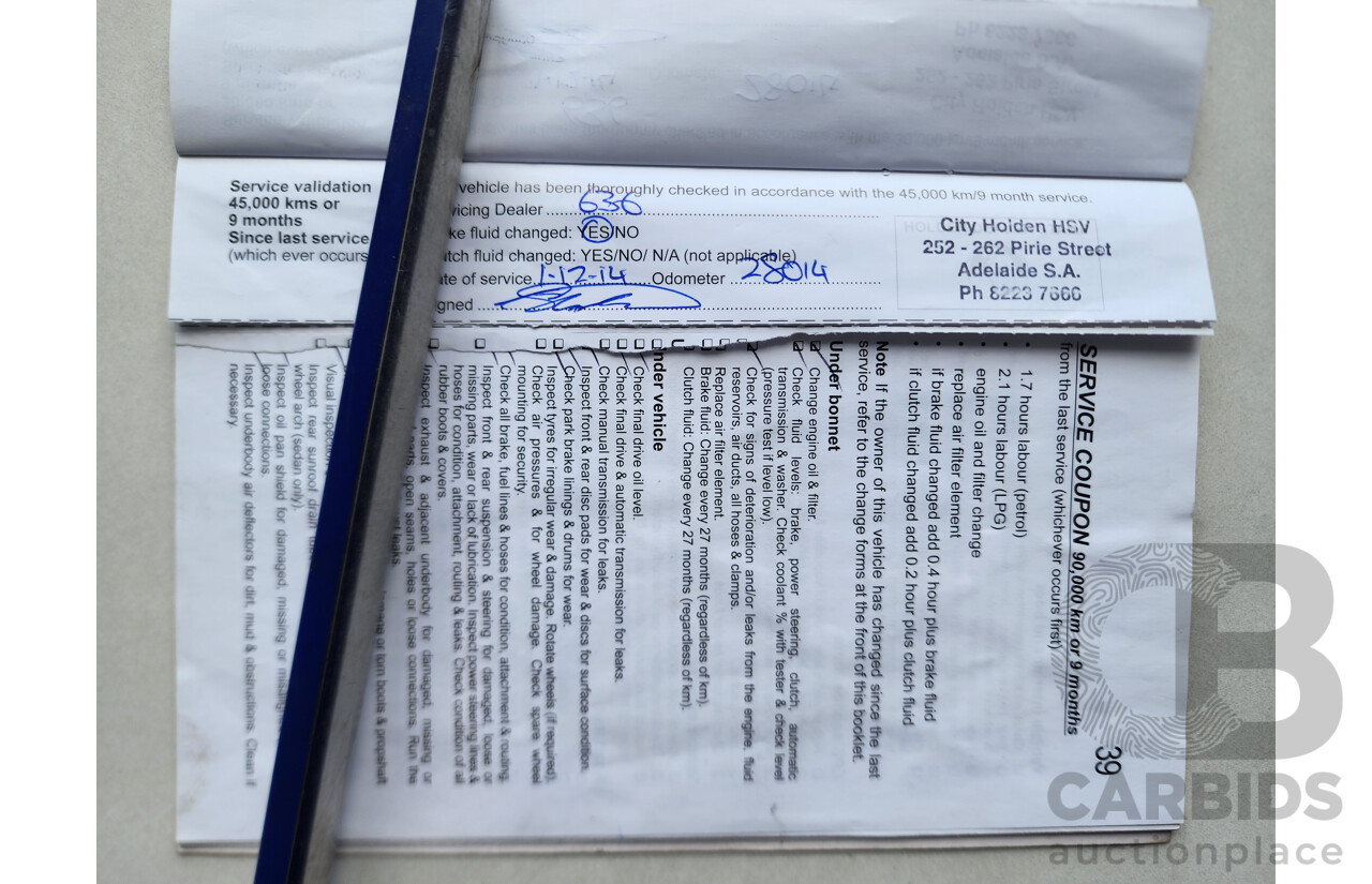 3/2013 Holden Commodore Omega VE II MY12.5 4d Sportwagon Red 3.0L