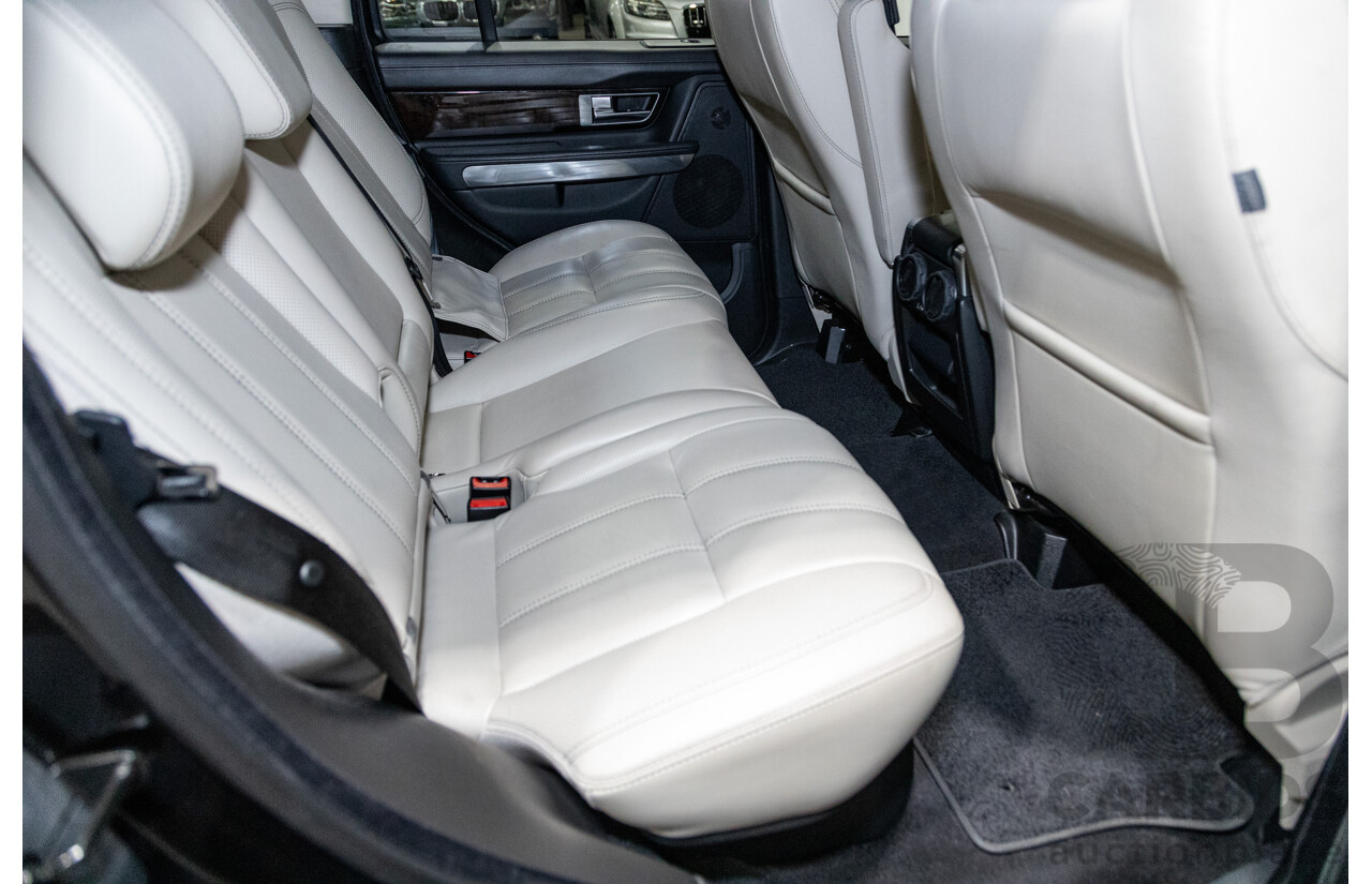 10/2012 Land Rover Range Rover Sport 3.0 SDV6 HSE Luxury (4x4) MY12 4d Wagon Causeway Grey Metallic Twin Turbo Diesel 3.0L