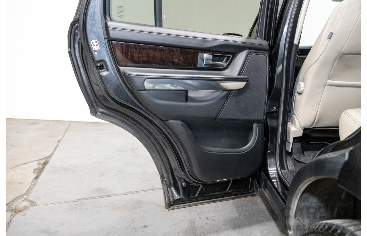 10/2012 Land Rover Range Rover Sport 3.0 SDV6 HSE Luxury (4x4) MY12 4d Wagon Causeway Grey Metallic Twin Turbo Diesel 3.0L