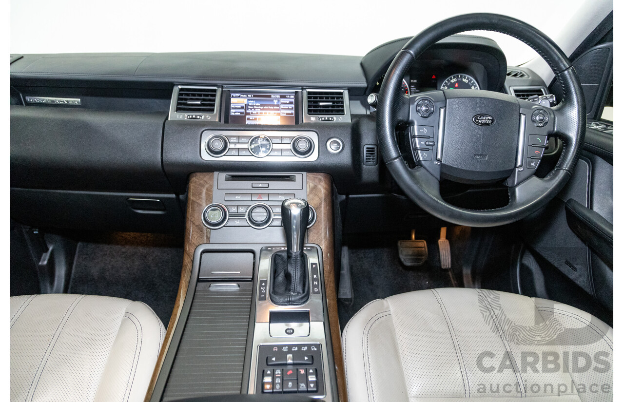 10/2012 Land Rover Range Rover Sport 3.0 SDV6 HSE Luxury (4x4) MY12 4d Wagon Causeway Grey Metallic Twin Turbo Diesel 3.0L