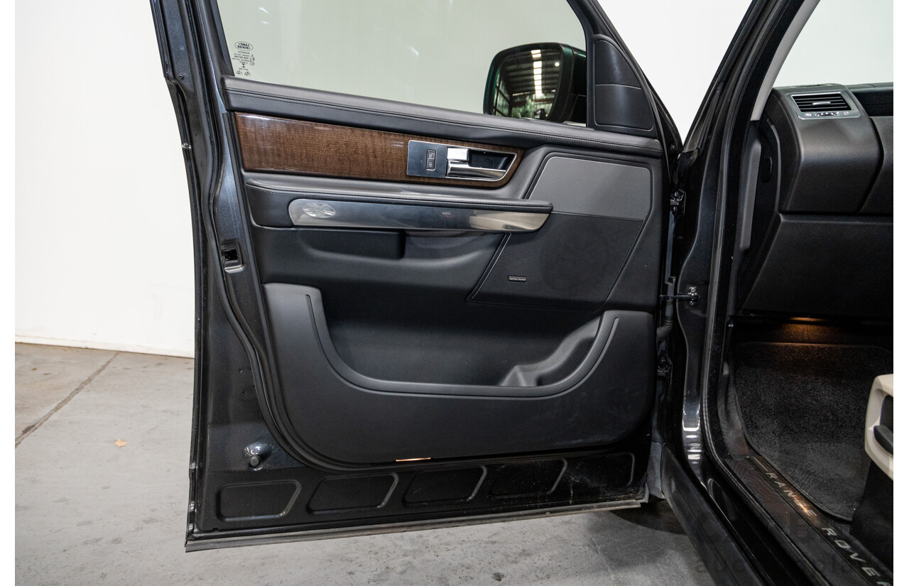 10/2012 Land Rover Range Rover Sport 3.0 SDV6 HSE Luxury (4x4) MY12 4d Wagon Causeway Grey Metallic Twin Turbo Diesel 3.0L