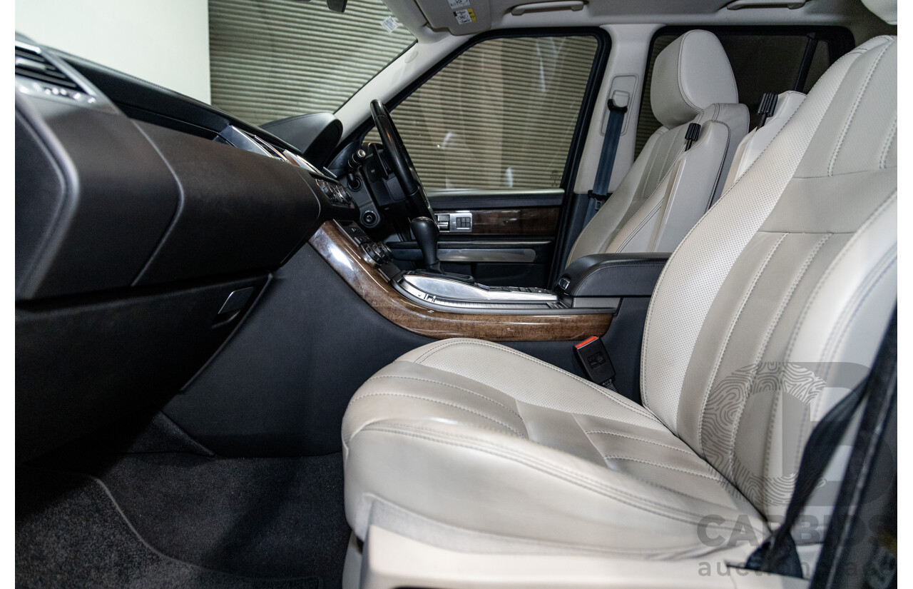 10/2012 Land Rover Range Rover Sport 3.0 SDV6 HSE Luxury (4x4) MY12 4d Wagon Causeway Grey Metallic Twin Turbo Diesel 3.0L