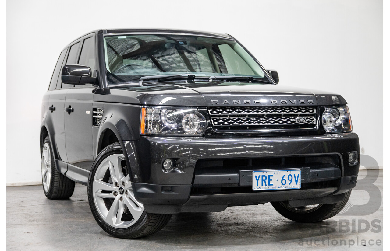 10/2012 Land Rover Range Rover Sport 3.0 SDV6 HSE Luxury (4x4) MY12 4d Wagon Causeway Grey Metallic Twin Turbo Diesel 3.0L