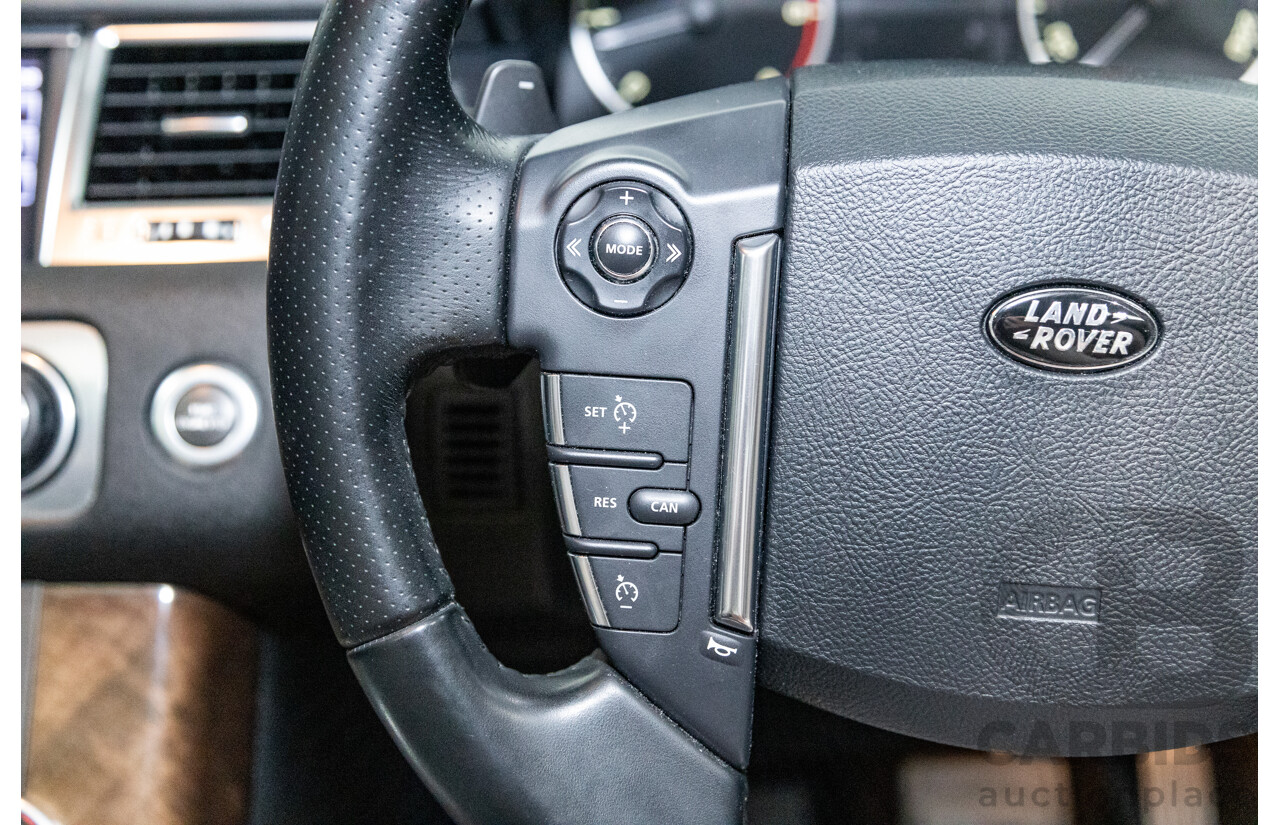 10/2012 Land Rover Range Rover Sport 3.0 SDV6 HSE Luxury (4x4) MY12 4d Wagon Causeway Grey Metallic Twin Turbo Diesel 3.0L