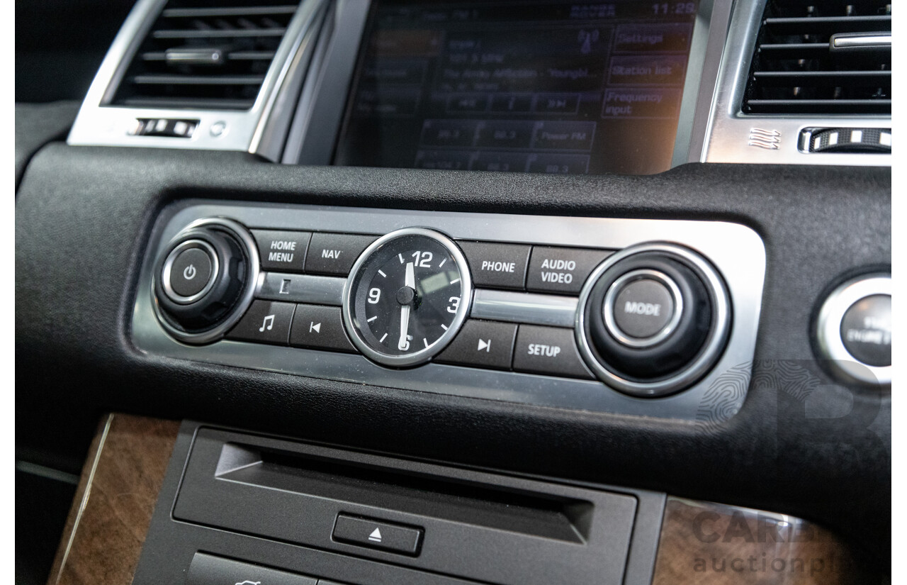 10/2012 Land Rover Range Rover Sport 3.0 SDV6 HSE Luxury (4x4) MY12 4d Wagon Causeway Grey Metallic Twin Turbo Diesel 3.0L